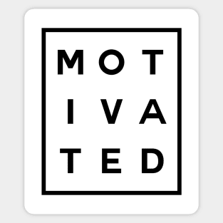 Motivated Boxed (Black) Sticker